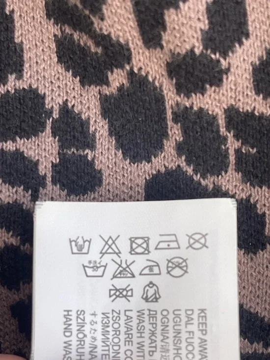 MINKPINK Black Multi Gold Metallic Lion Baroque Knit Sweater (XS) - Picture 14 of 14